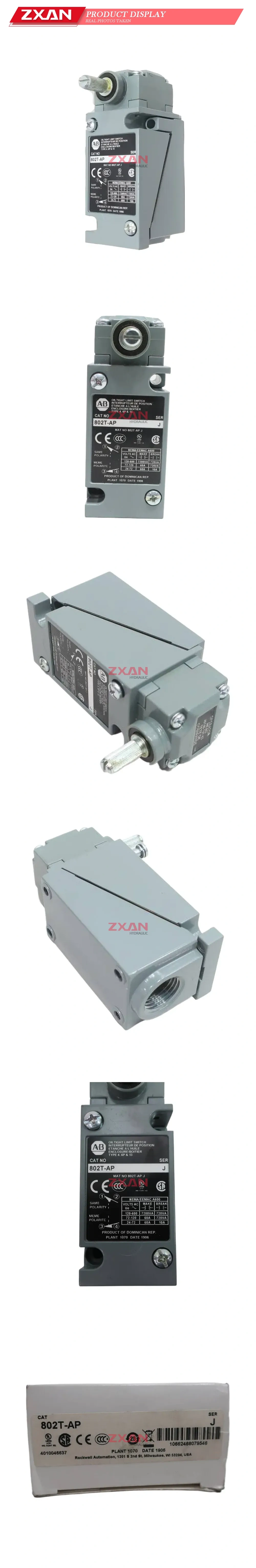Allen-Bradley 802T-AP Oiltight Limit Switch Description
