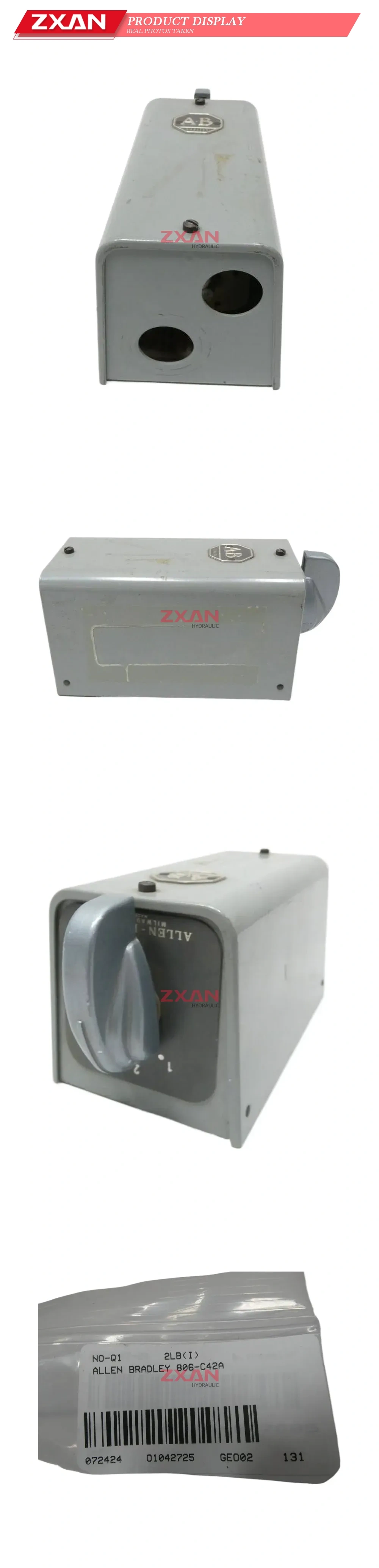Allen-Bradley 806-C42A Heavy Duty Selector Switch Enclosure Description