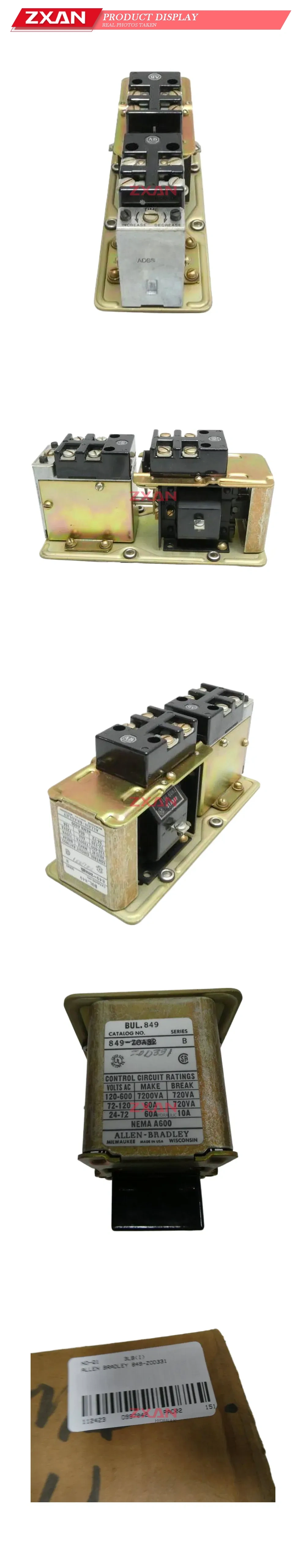 Allen-Bradley 849-ZOD331 Timing Relay Description