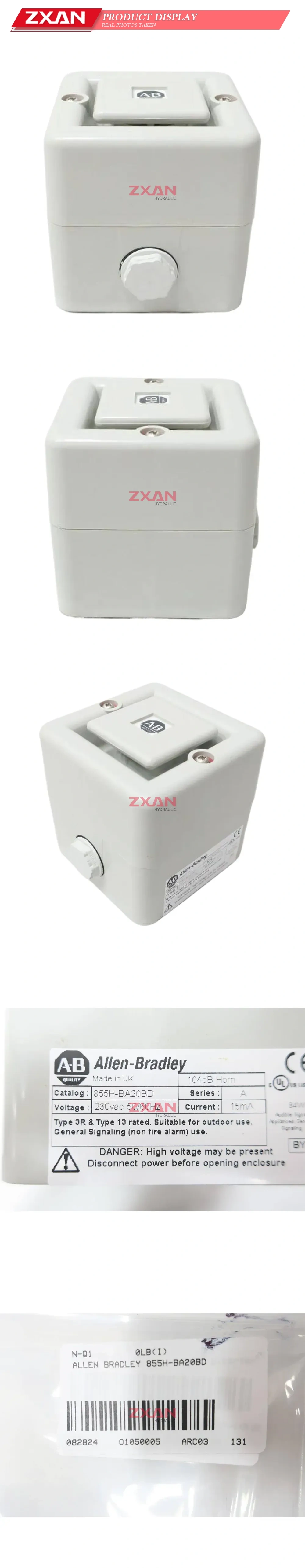 Allen-Bradley 855H-BA20BD Audible Alarm Description