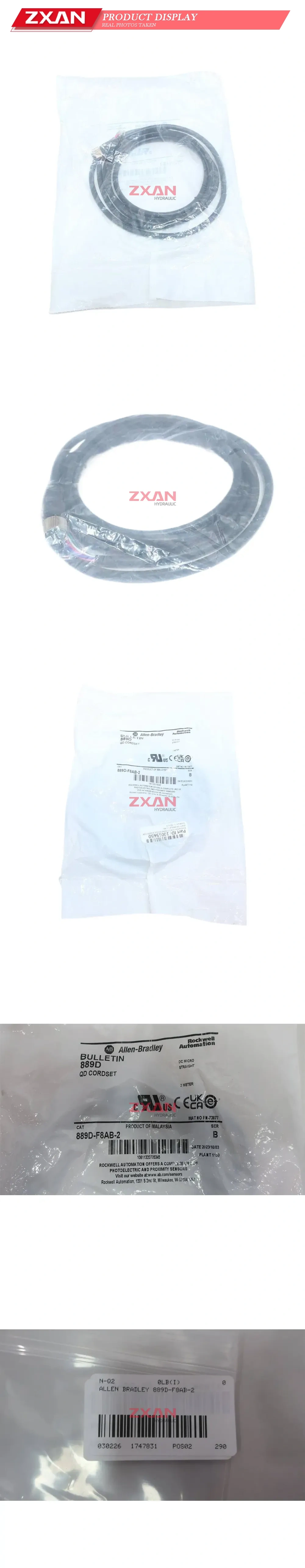 Allen-Bradley 889D-F8AB-2 QD Cordset Description