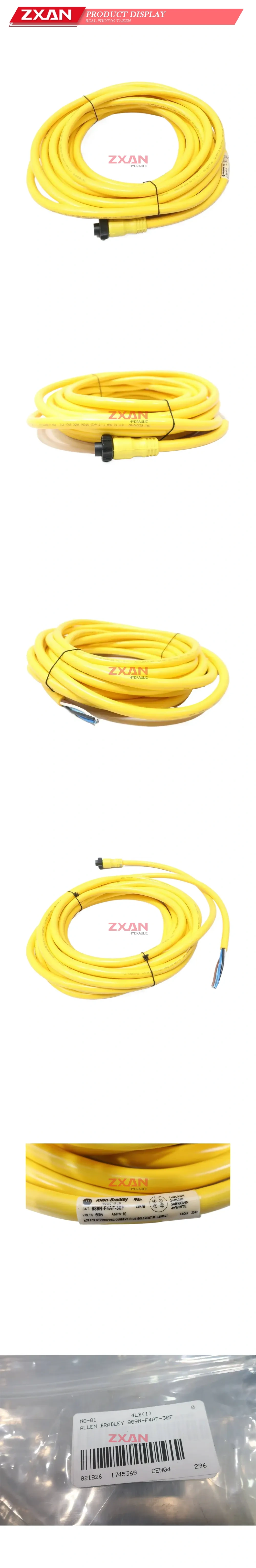 Allen-Bradley 889N-F4AF-30F Micro QD Cordset / Sensor Cable Assembly Description