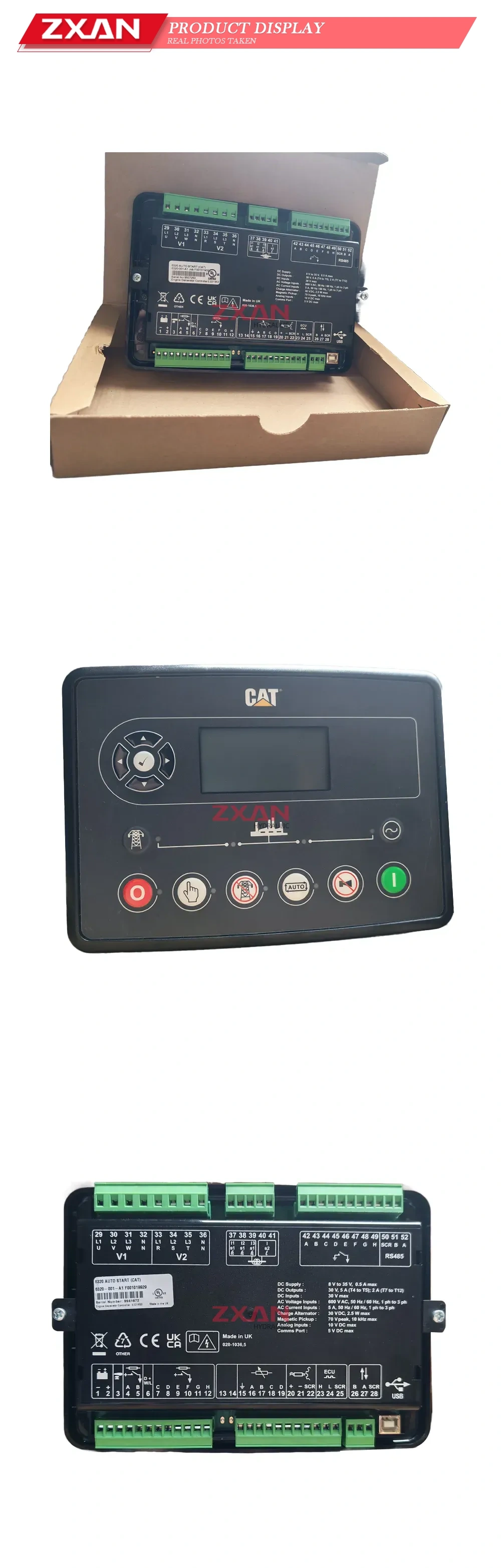 CAT 6320-001-A1 Engine Genset Controller Description