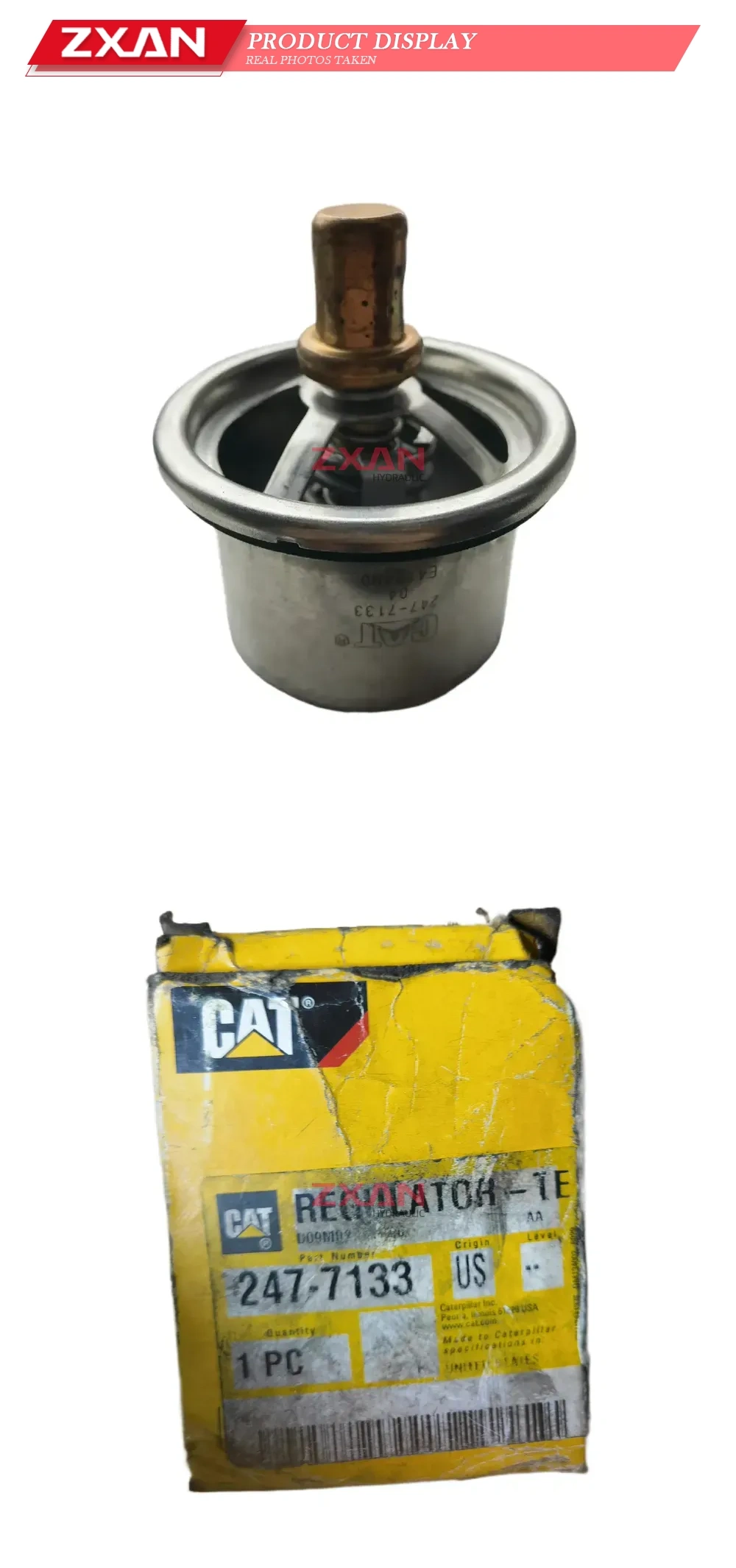 Caterpillar 247-7133 Thermostat (Temperature Regulator) Description