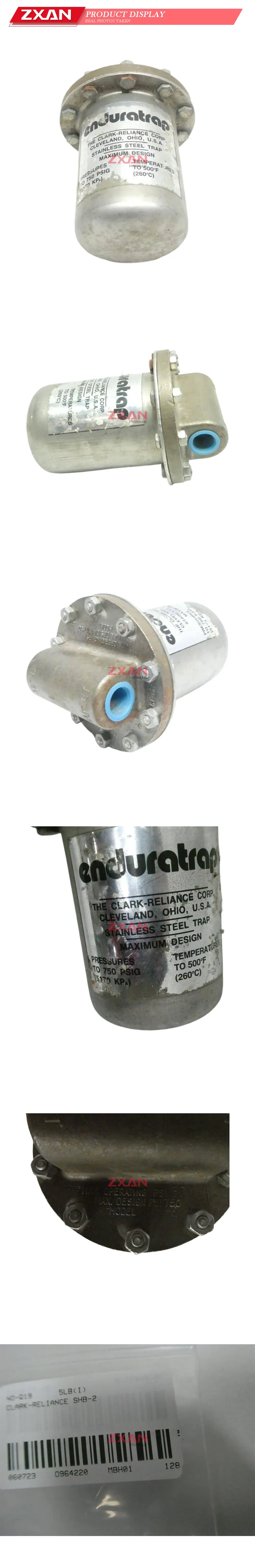 Clark-Reliance SHB-2 Stainless Steel Trap Description