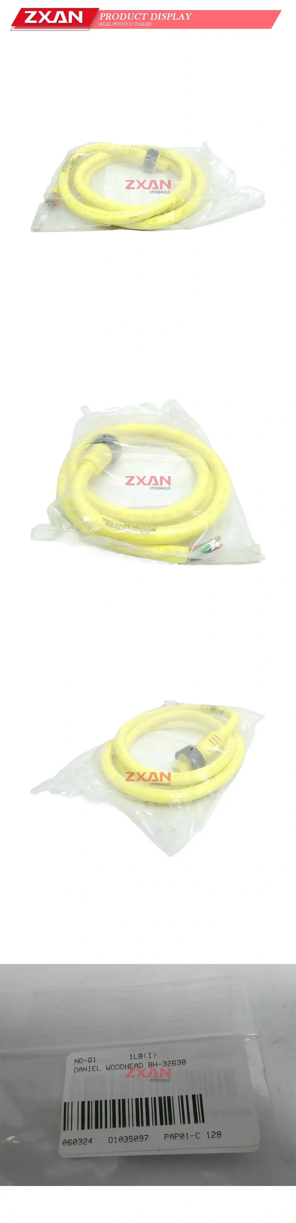 DANIEL WOODHEAD BH-32638 Industrial Power Cable Assembly Description