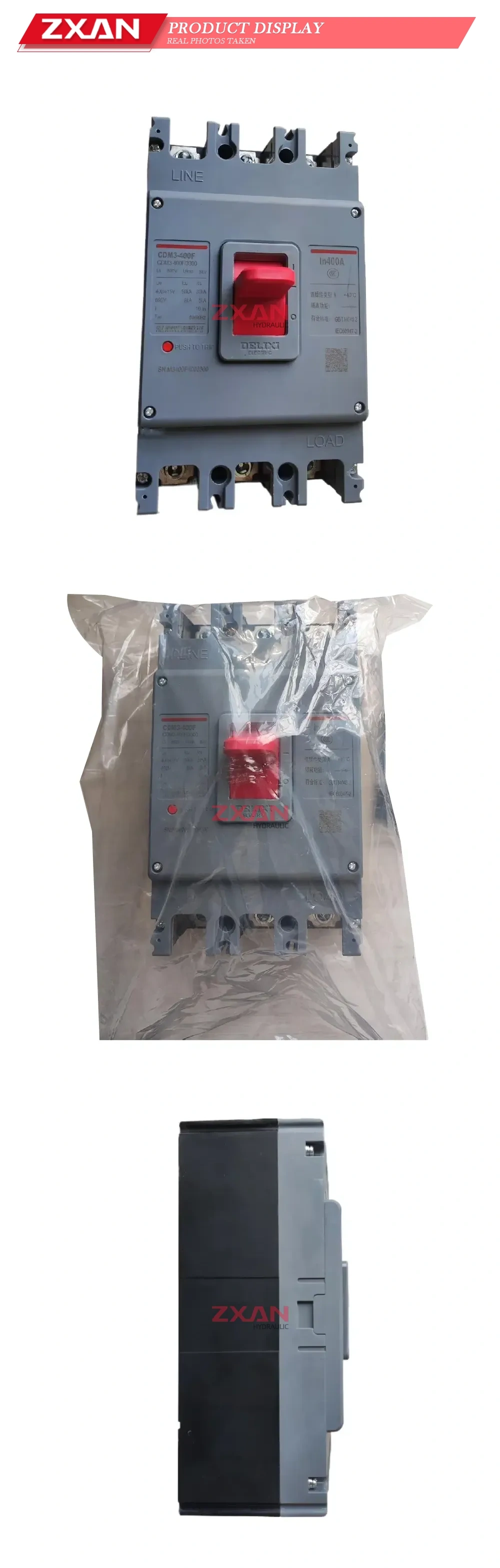 DELIXI CDM3-400F/3300 Molded Case Circuit Breaker (MCCB) Description