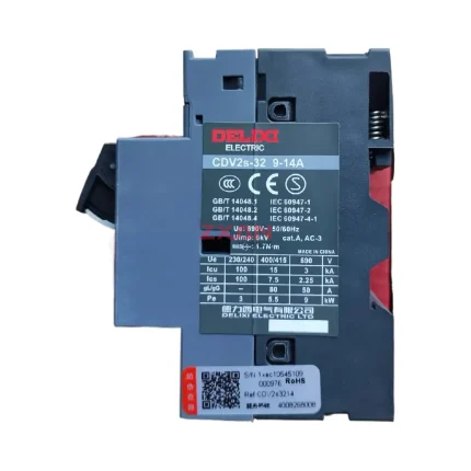 DELIXI CDV2s-32 9-14A (CDV2s3214) Motor Protection Circuit Breaker (Motor Circuit Breaker)