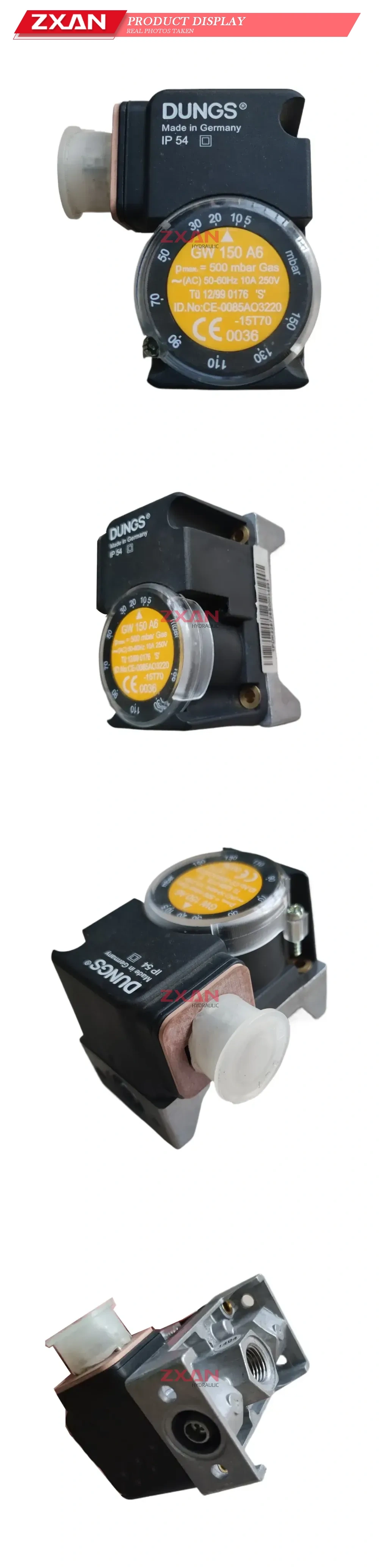 DUNGS GW 150 A6 Gas Pressure Switch Description