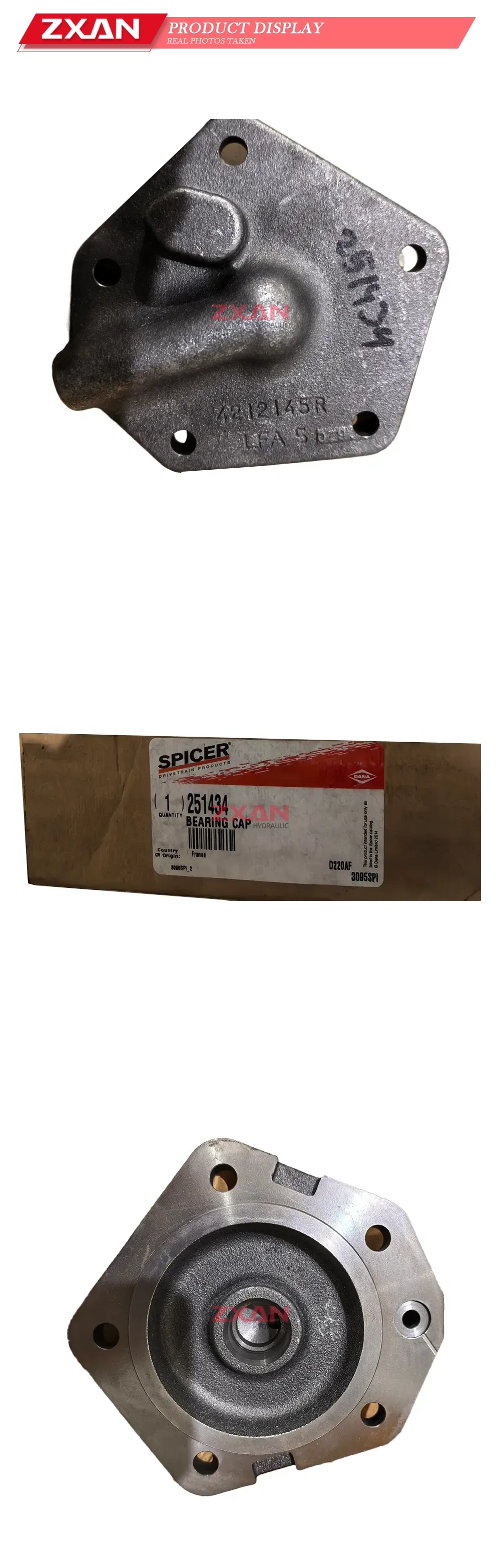 Dana Spicer 251434 Bearing Cap Description