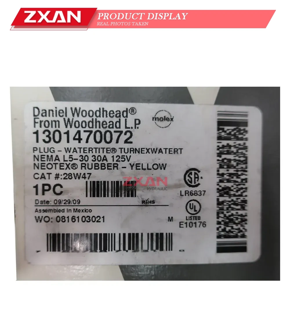 Daniel Woodhead 1301470072 Watertight Plug Description