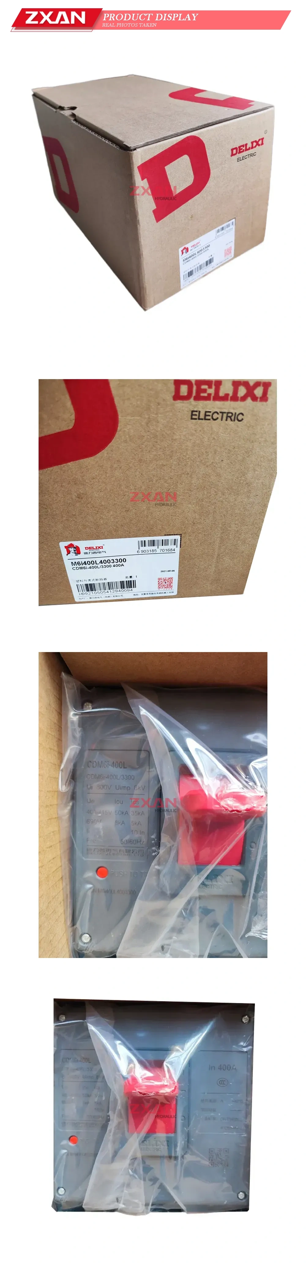 Delixi CDM6i-400L/3300 Molded Case Circuit Breaker Description