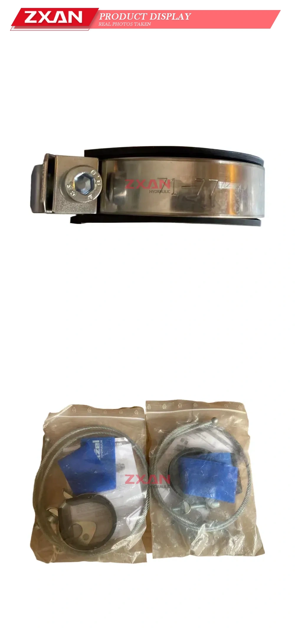 Dietzel Hydraulik 71-77 Hydraulic Hose Safety Whip Check Cable / Hose Restraint Kit Description
