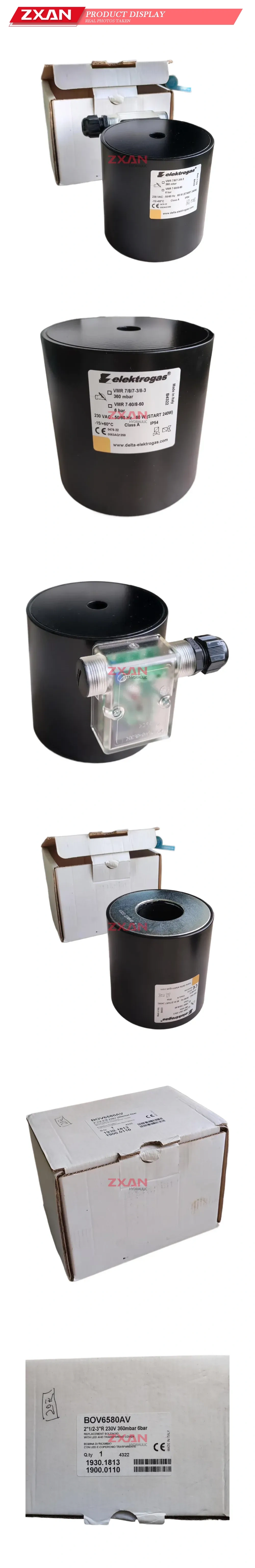 Elektrogas BOV6580AV Replacement Solenoid Coil for Gas Solenoid Valve Description