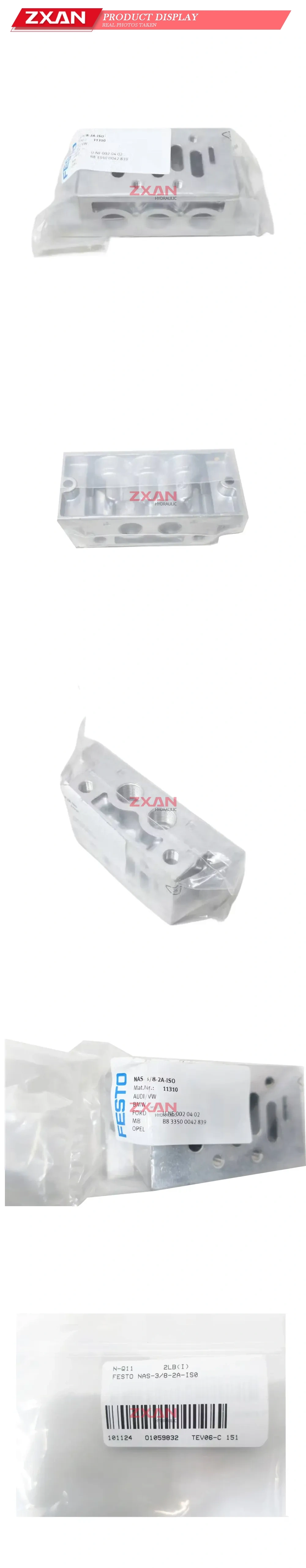 FESTO NAS-3/8-2A-ISO Pneumatic Distribution Block Description