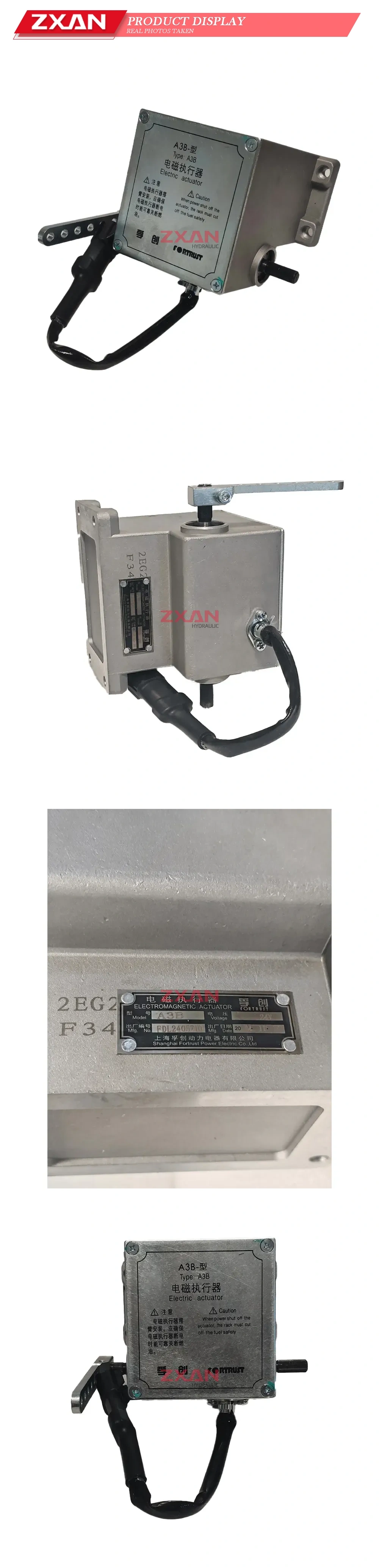 FORTRUST A3B Electric Actuator Description