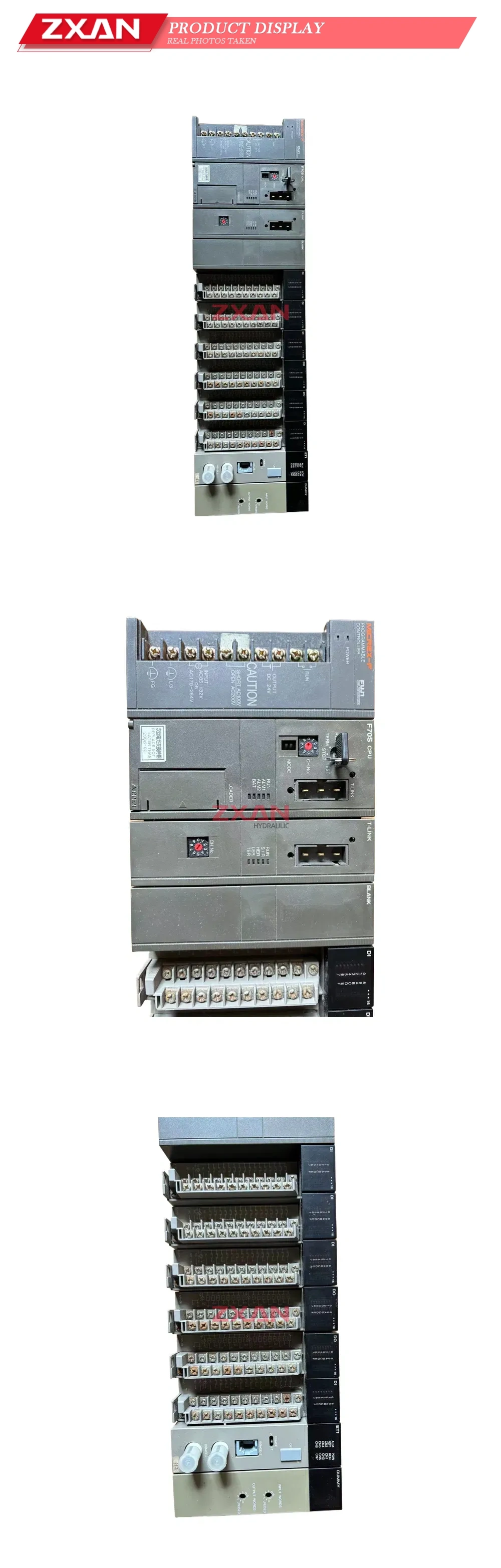 Fuji Electric MICREX-F F70S Programmable Logic Controller (PLC) Module Set Description