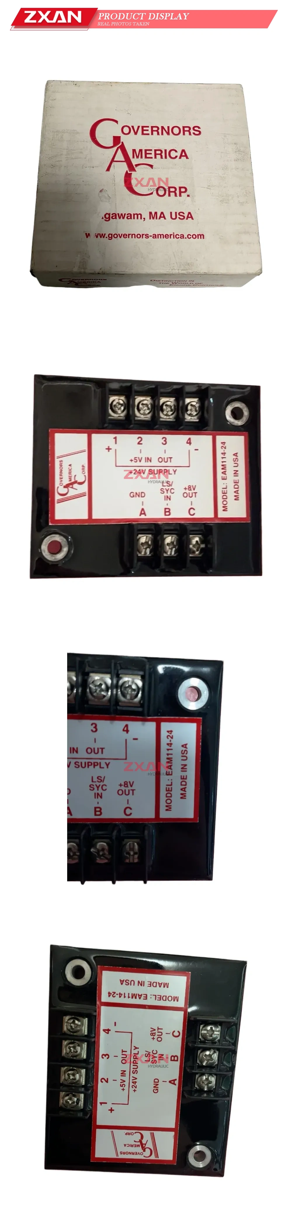 Governors America Corp. EAM114-24 Electronic Control Module Description