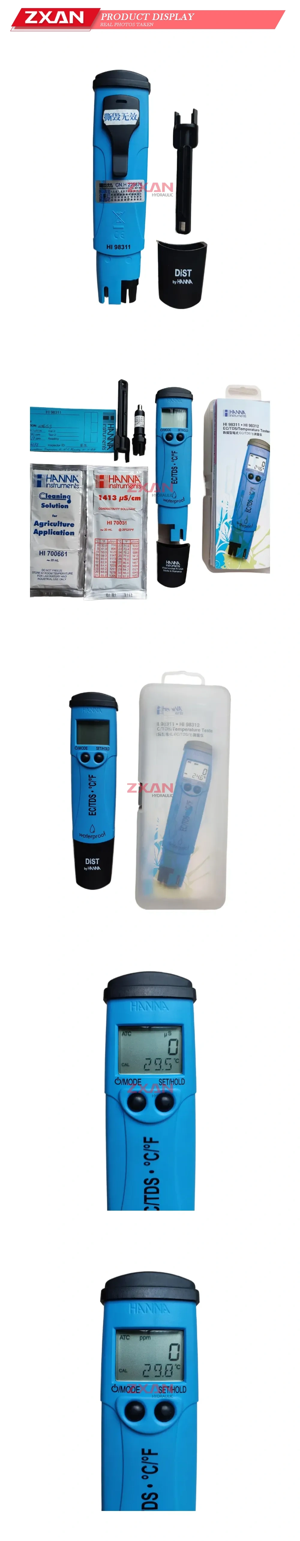HANNA HI 98311 Waterproof Pocket EC/TDS/Temperature Tester (Pen-type Conductivity Meter) Description