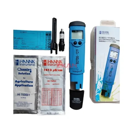 HANNA HI 98311 Waterproof Pocket EC/TDS/Temperature Tester (Pen-type Conductivity Meter)