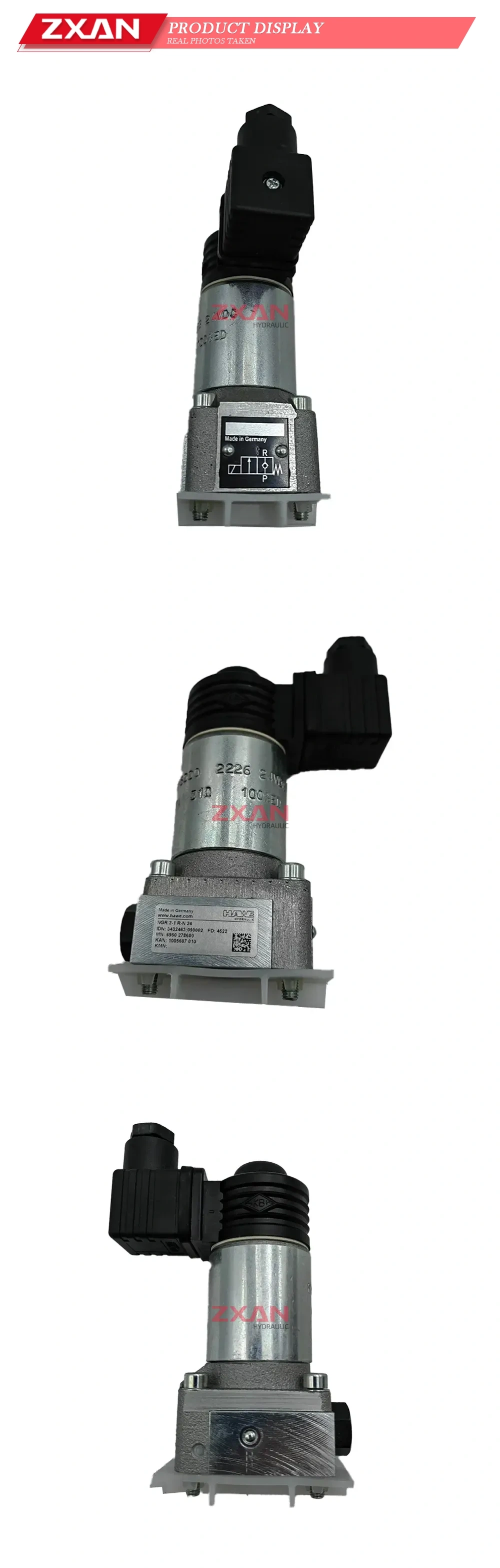 HAWE NGR 2-1 R-N 24 Hydraulic Solenoid Valve Description