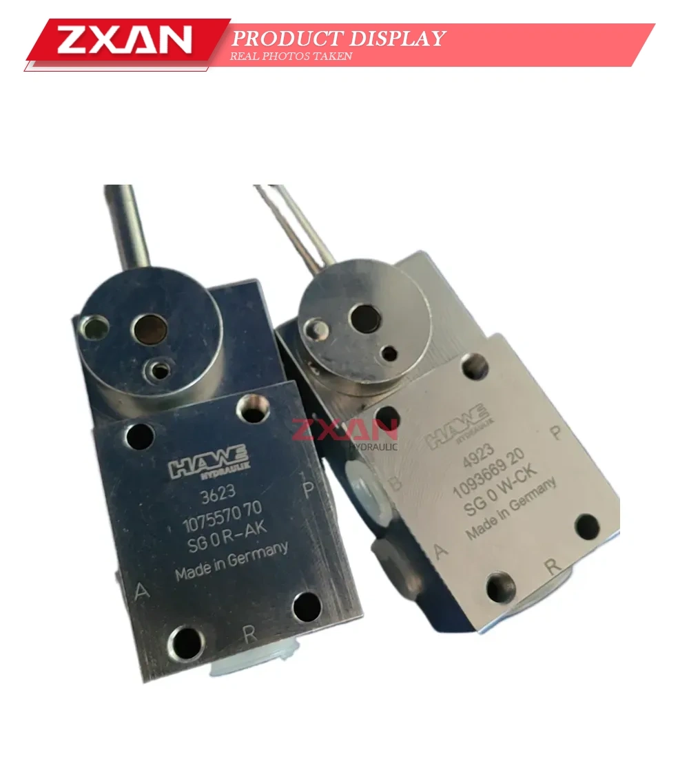HAWE SG 0 R-AK / SG 0 W-CK Hydraulic Seat Valve Description
