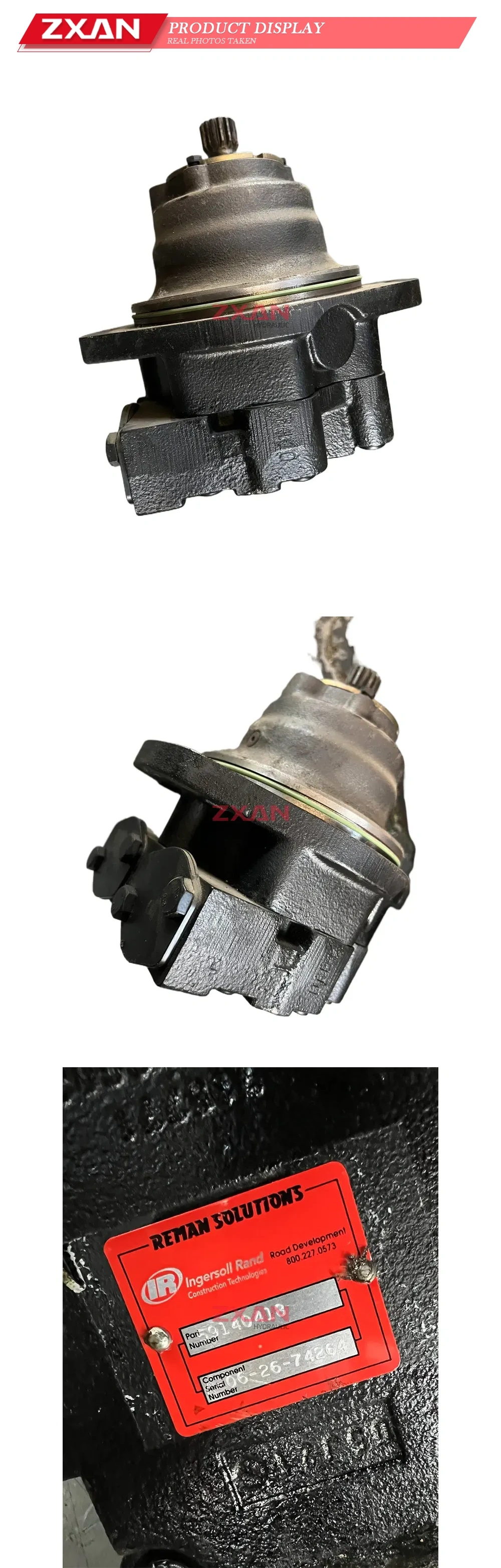 Ingersoll Rand 9140418 Hydraulic Motor Description