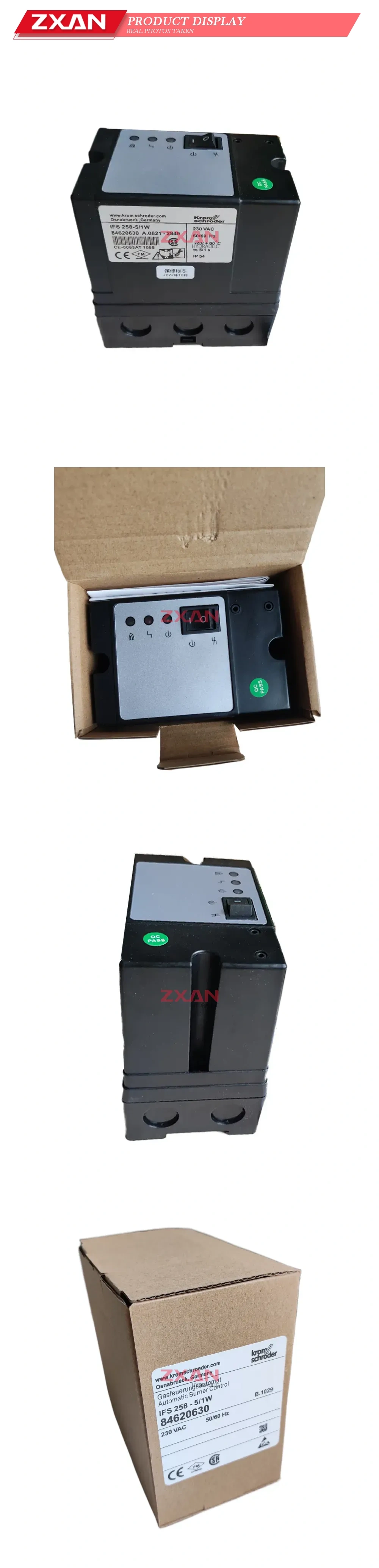 Krom Schroder IFS 258-5/1W Automatic Burner Control (Gas Ignition Controller) Description