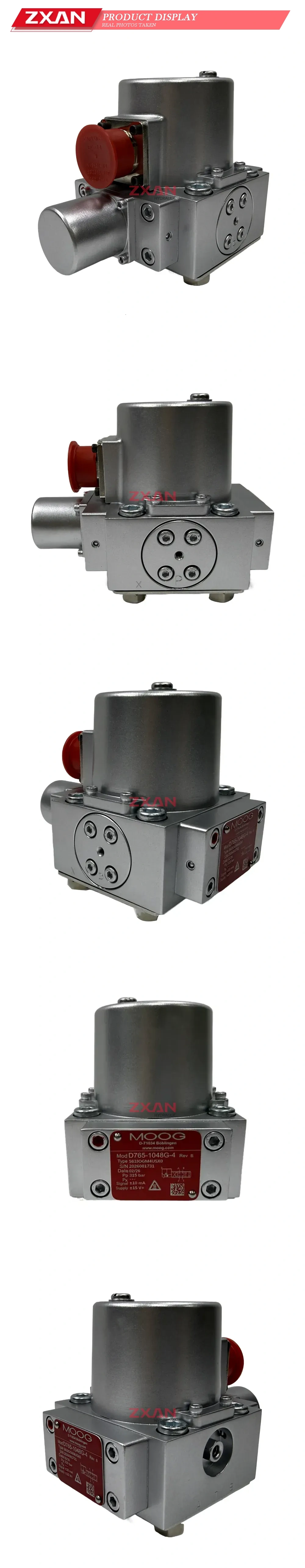 MOOG D765-1048G-4 Electro-hydraulic Servo Valve Description