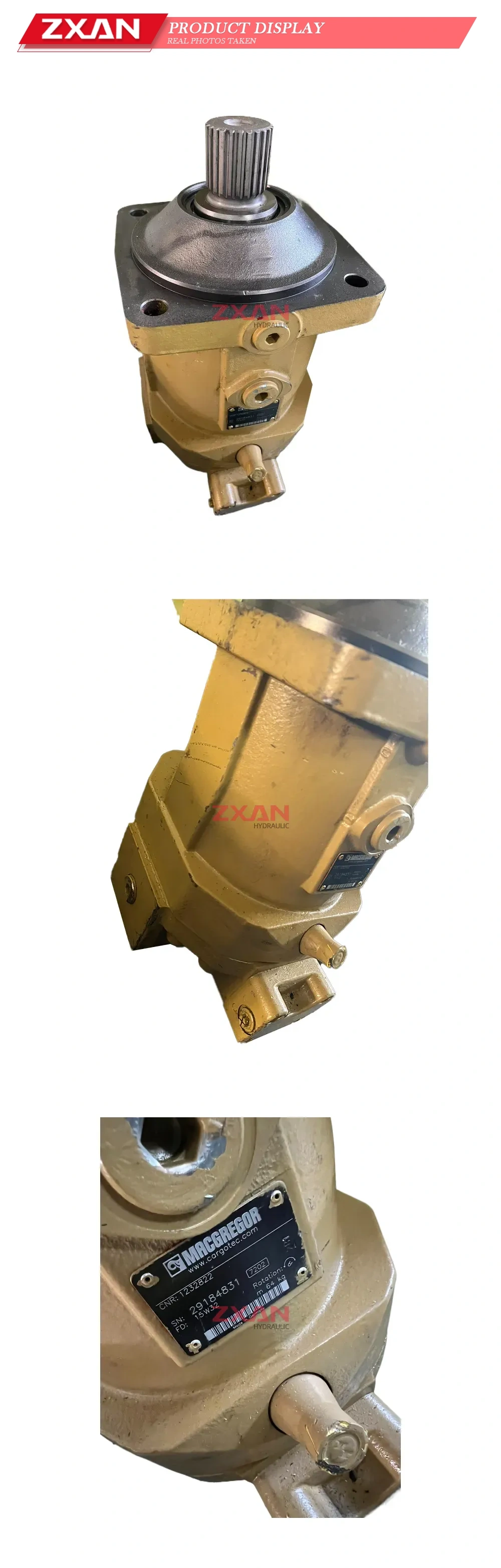MacGregor 7202 Hydraulic Pump Description