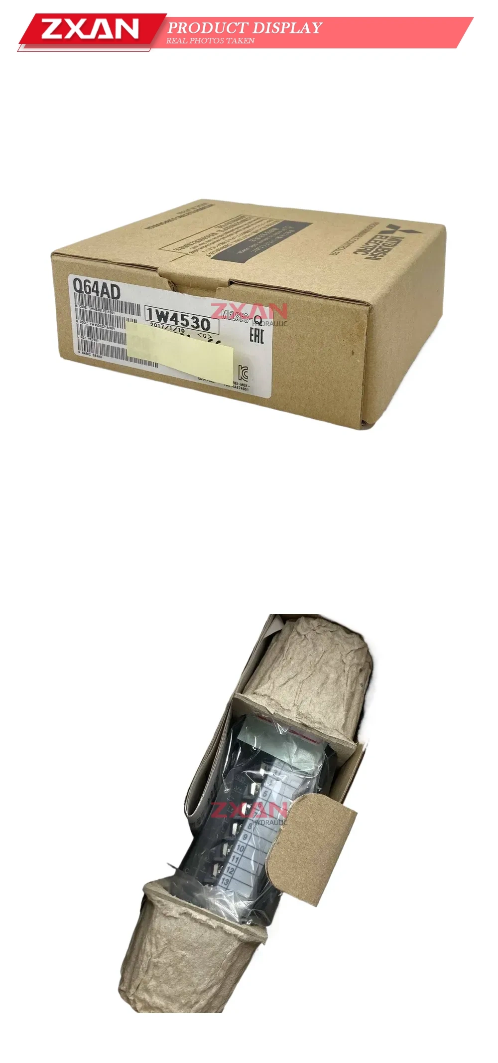 Mitsubishi Electric Q64AD PLC Analog Input Module (A/D Converter Unit) Description