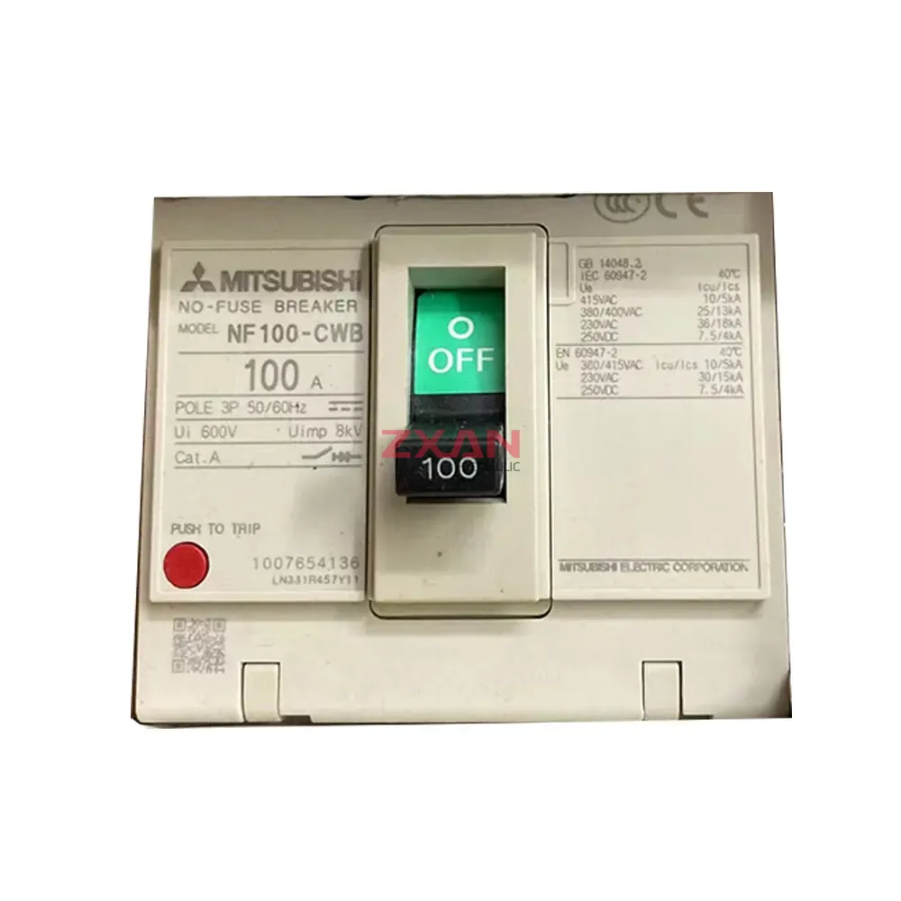 Mitsubishi NF100-CWB No-Fuse Breaker (Molded Case Circuit Breaker)-img1 Mitsubishi NF100-CWB No-Fuse Breaker (Molded Case Circuit Breaker)