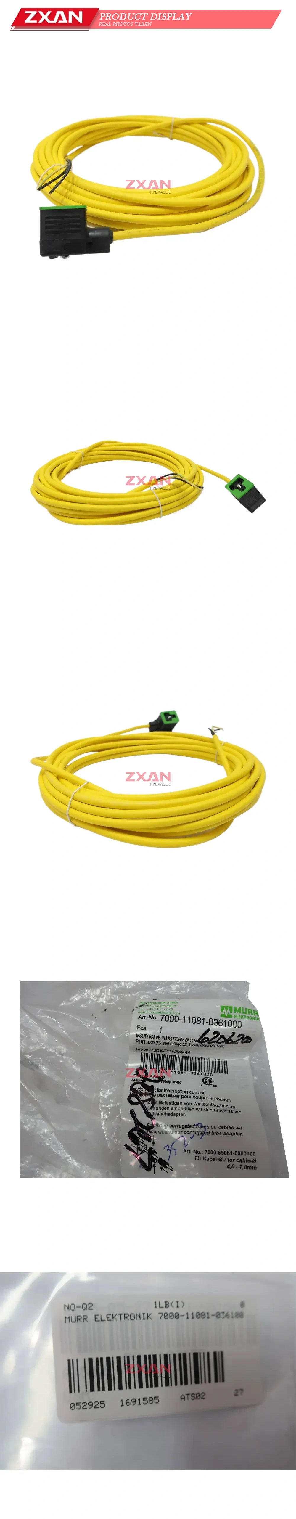 Murr Elektronik 7000-11081-0361000 MSUD Valve Plug with Cable Description