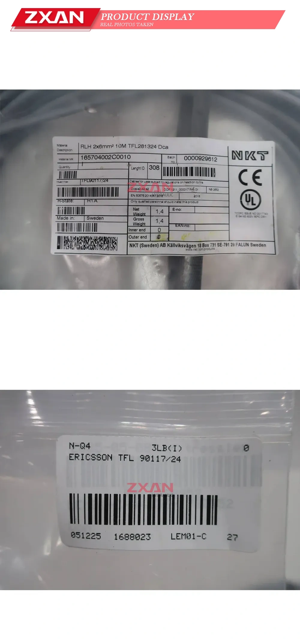 NKT TFL281324 Power Cable Description