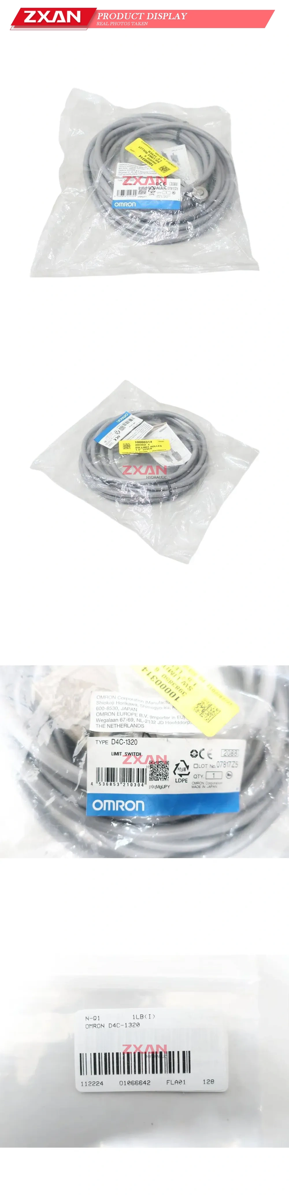 OMRON D4C-1320 Limit Switch Description