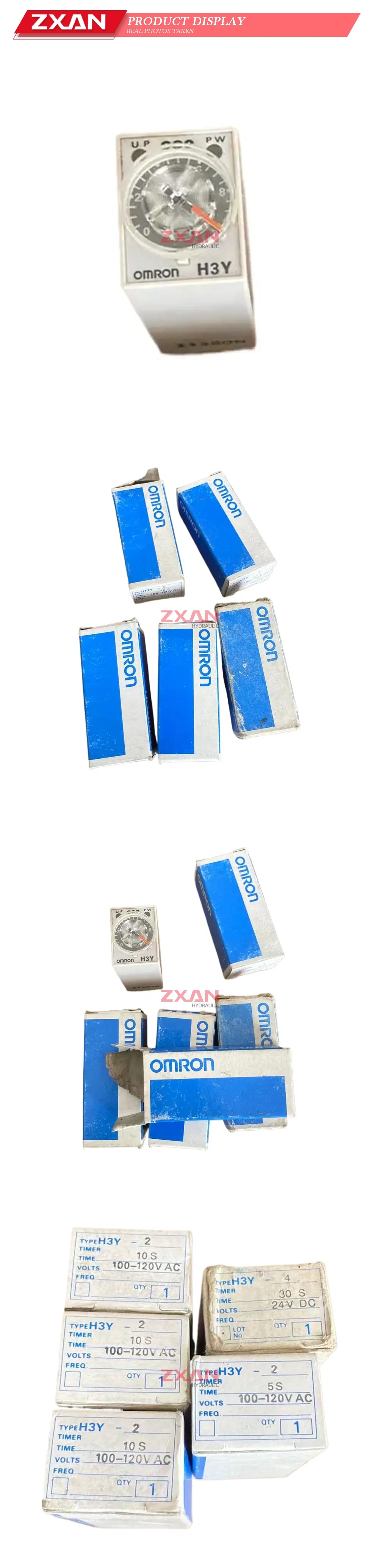 OMRON H3Y-2, H3Y-4 Solid-State Timer (Time Relay) Description