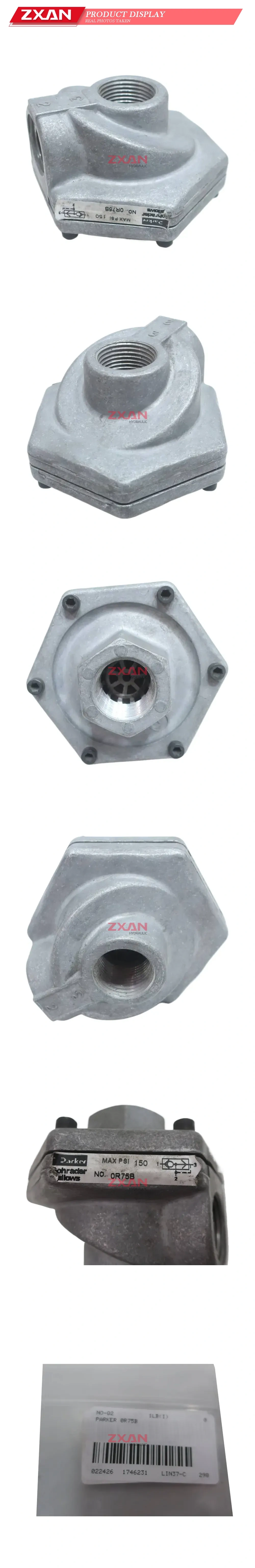 Parker Schrader Bellows OR75B Quick Exhaust Valve Description