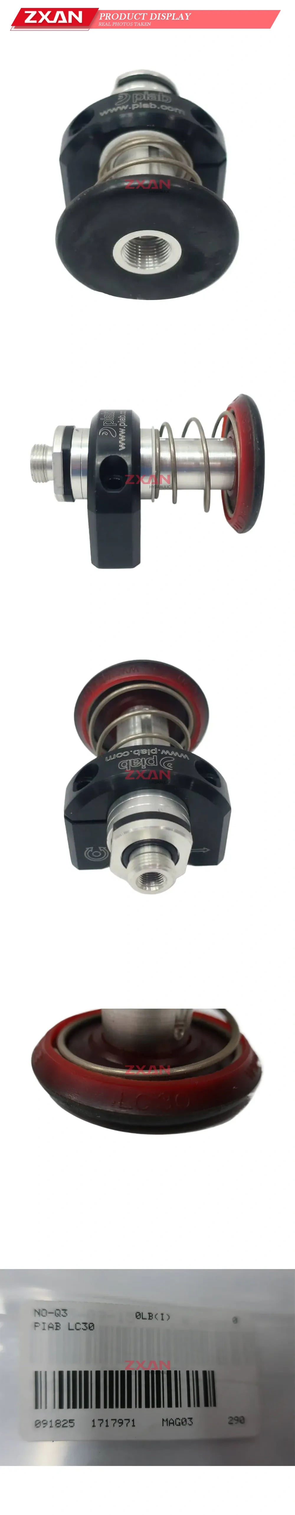 Piab LC30 Vacuum Suction Cup with Spring Compensator Description
