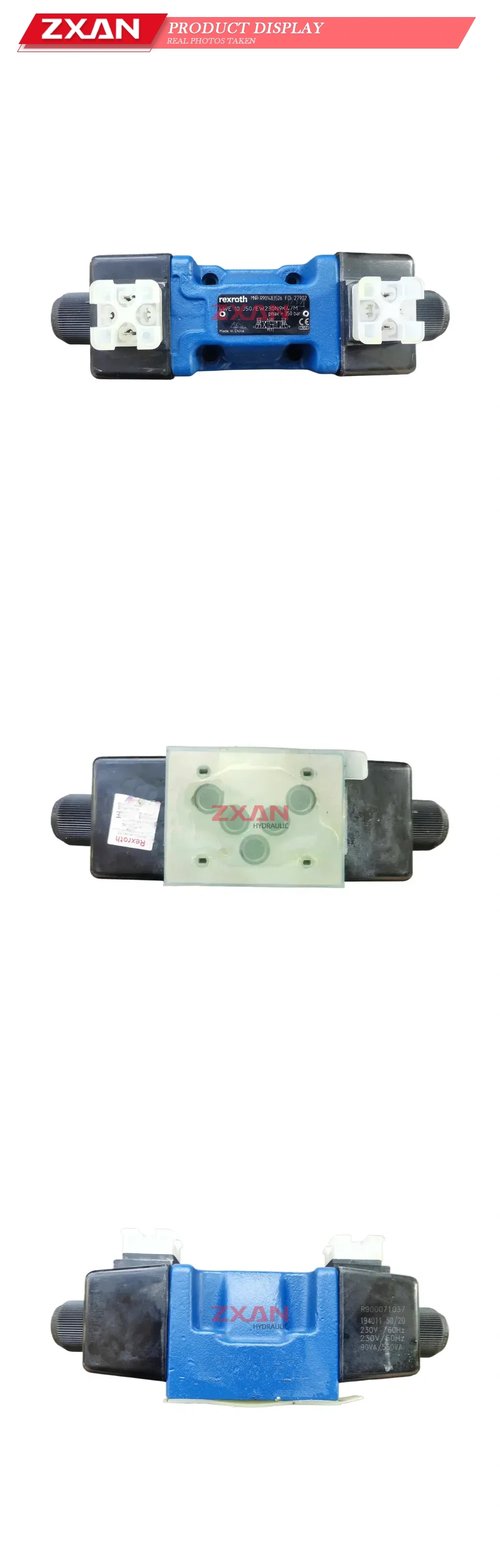 Rexroth 4WE 10 J50/EW230N9K4/M Solenoid Operated Directional Control Valve Description