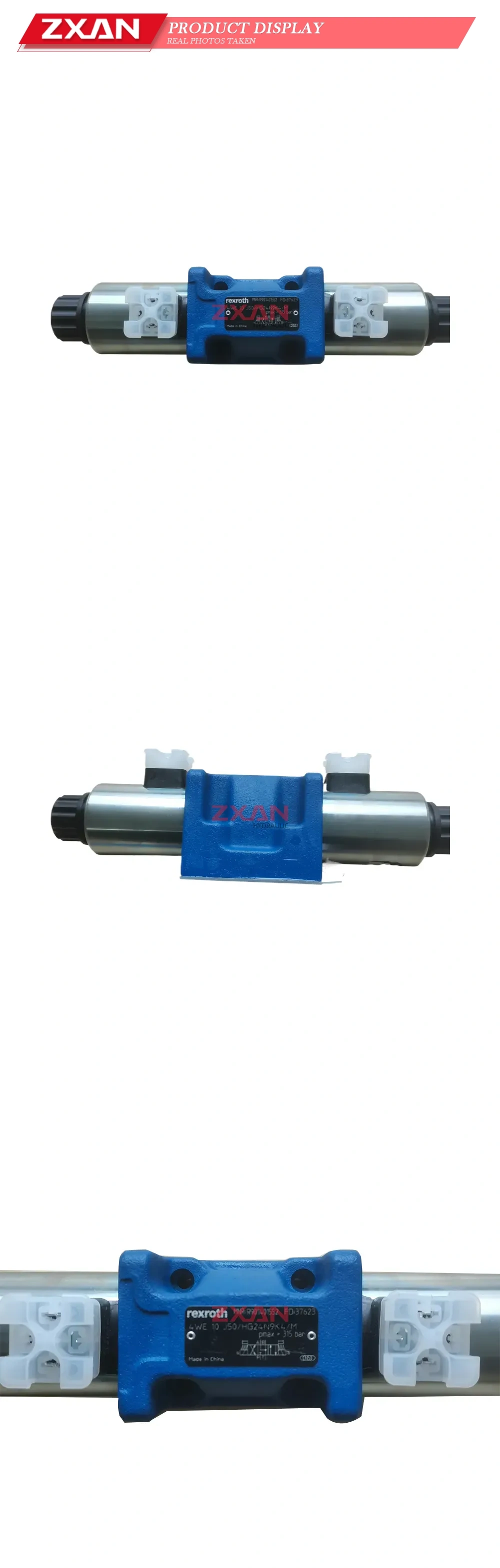 Rexroth 4WE 10 J50/HG24N9K4/M Hydraulic Directional Control Valve Description