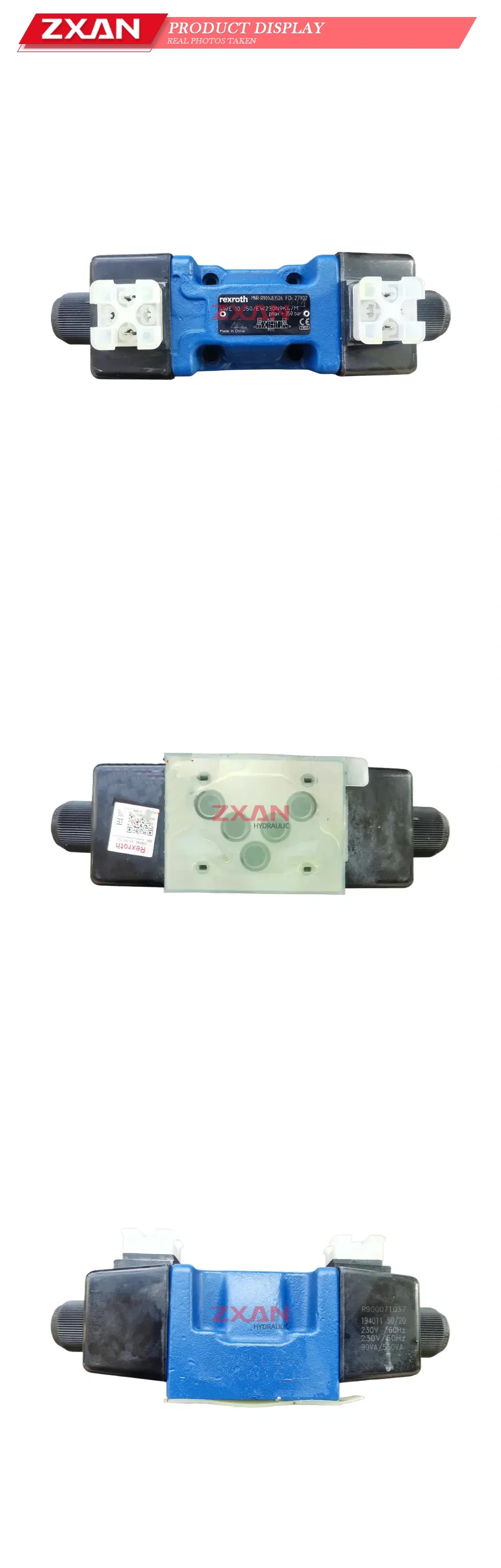 Rexroth 4WE 10 J5X/EW230N9K4/M (MNR: R901483526) Hydraulic Solenoid Directional Control Valve Description