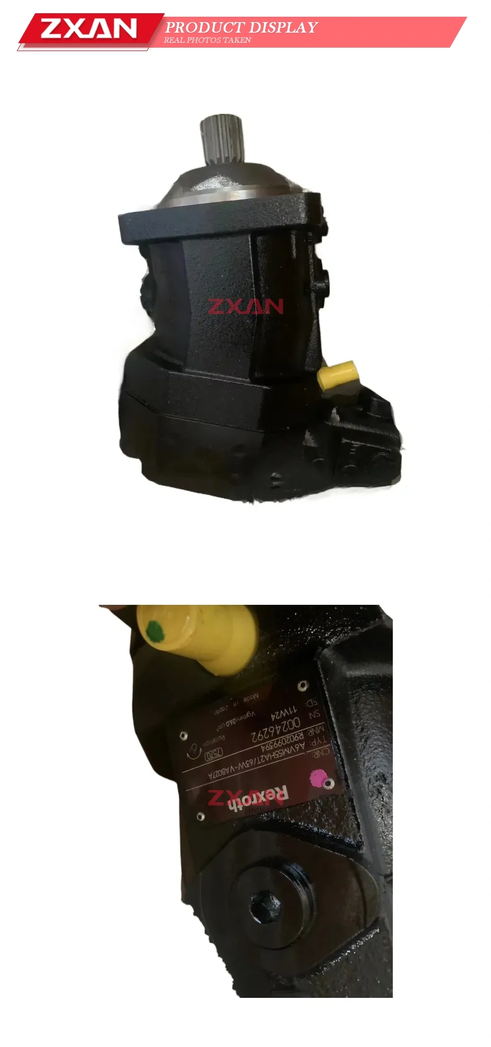 Rexroth A6VM55HA2T/63W-VAB027A Hydraulic Axial Piston Motor Description