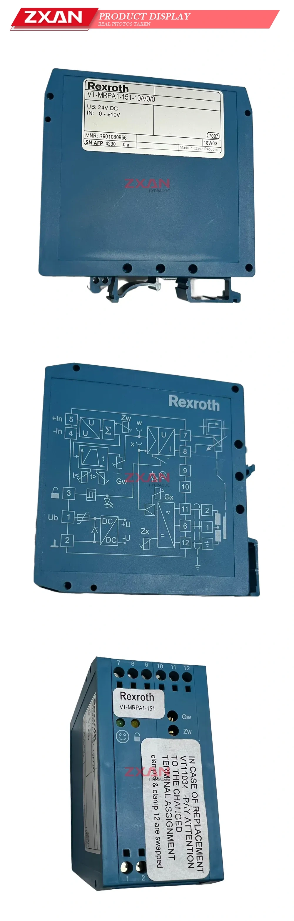 Rexroth VT-MRPA1-151-10/V0/0 Amplifier Card Description