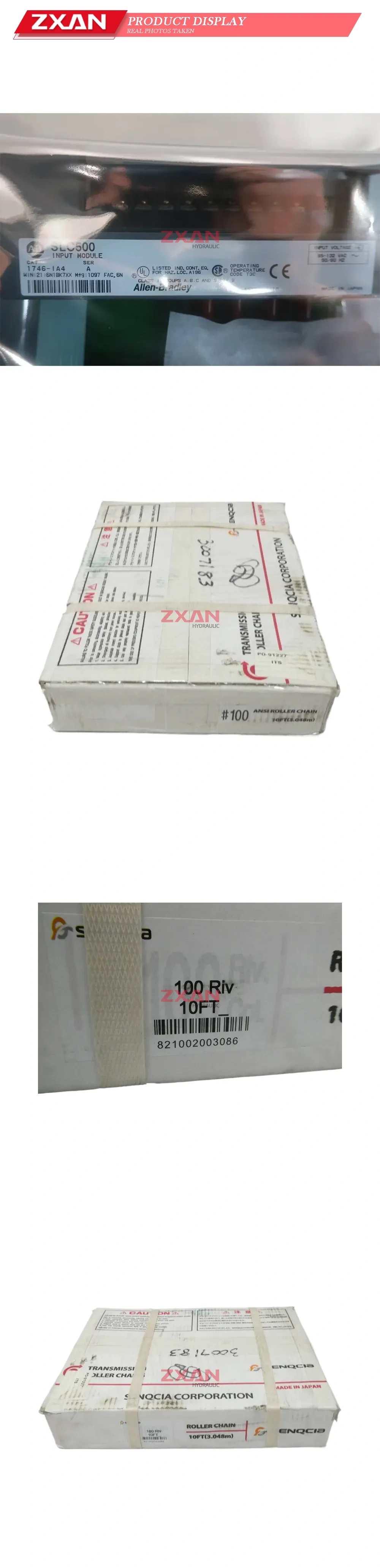 Senqcia 100RIV ANSI Transmission Roller Chain Description