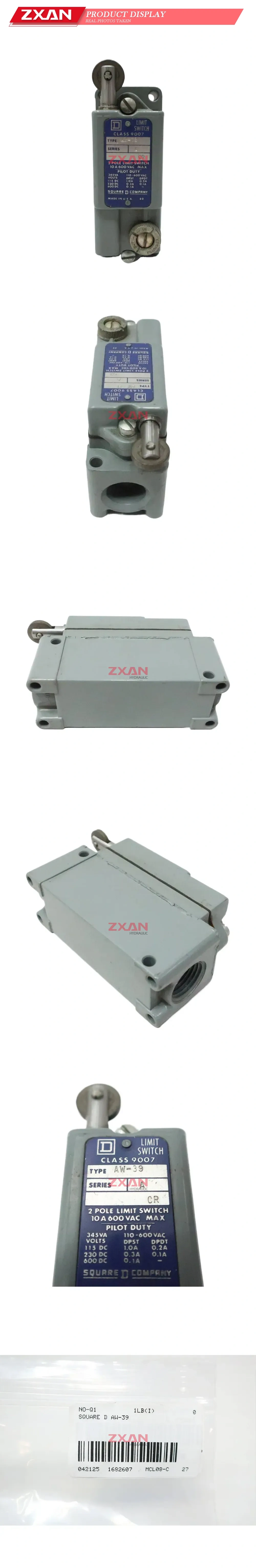 Square D AW-39 Limit Switch Description