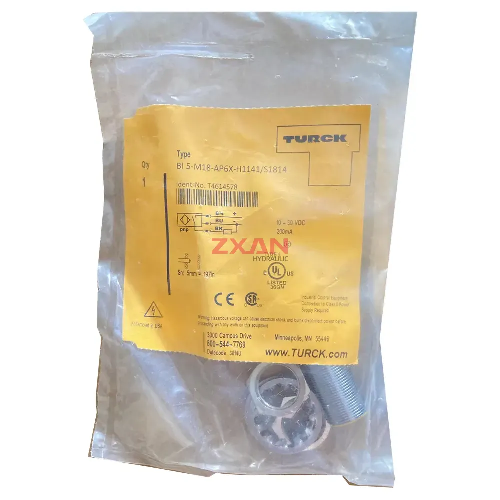 TURCK BI 5-M18-AP6X-H1141-S1814 Inductive Proximity Sensor-img1 TURCK BI 5-M18-AP6X-H1141/S1814 Inductive Proximity Sensor
