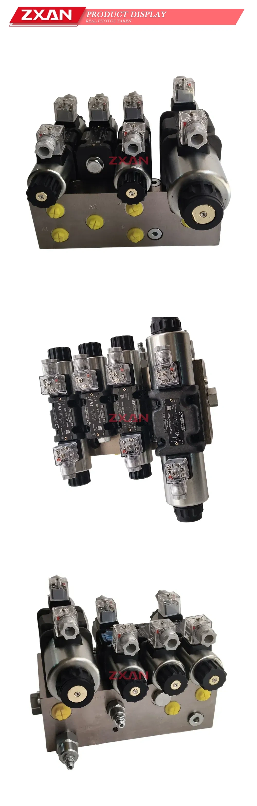 4WE6J-L6X/EG24N9Z5L / 4WE10J-L6X/EG24N9Z5L Hydraulic Directional Control Valve Manifold Block (Solenoid Valve Group) Description