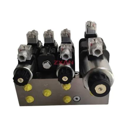4WE6J-L6X/EG24N9Z5L / 4WE10J-L6X/EG24N9Z5L Hydraulic Directional Control Valve Manifold Block (Solenoid Valve Group)