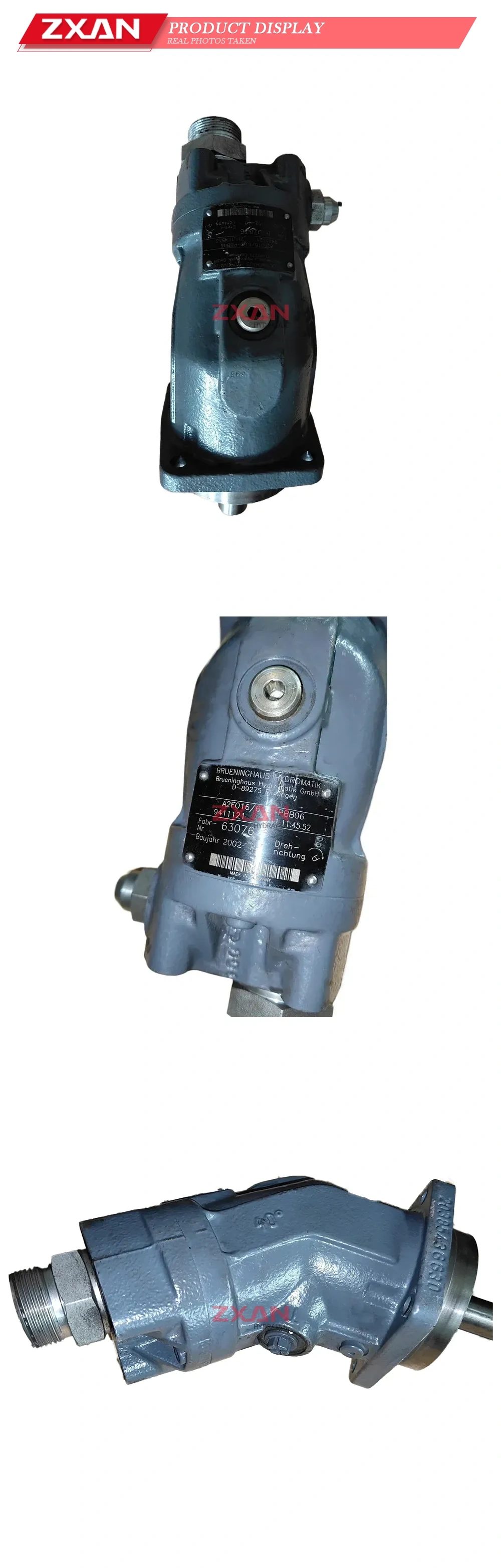Brueninghaus Hydromatik (Rexroth) A2FO16/61R-PBB06 Axial Piston Hydraulic Pump Description
