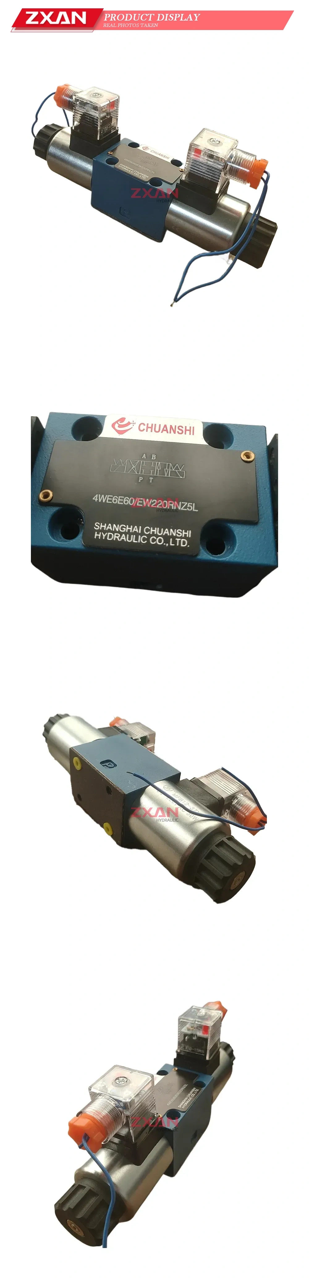 CHUANSHI 4WE6E60/EW220RNZ5L Hydraulic Solenoid Directional Control Valve Description